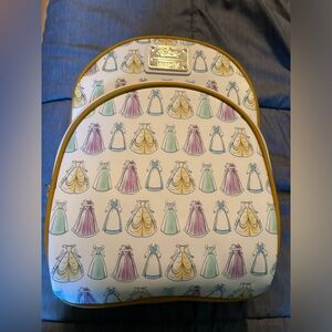 Disney loungefly backpack- belle dress’s